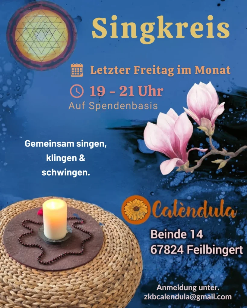 Singkreis im Kulturzentrum Calendula, jeden letzten Freitag im Monat, 19 bis 21 Uhr